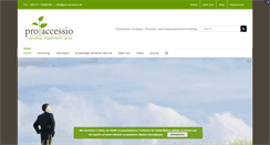Desktop Screenshot of pro-accessio.de
