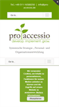 Mobile Screenshot of pro-accessio.de